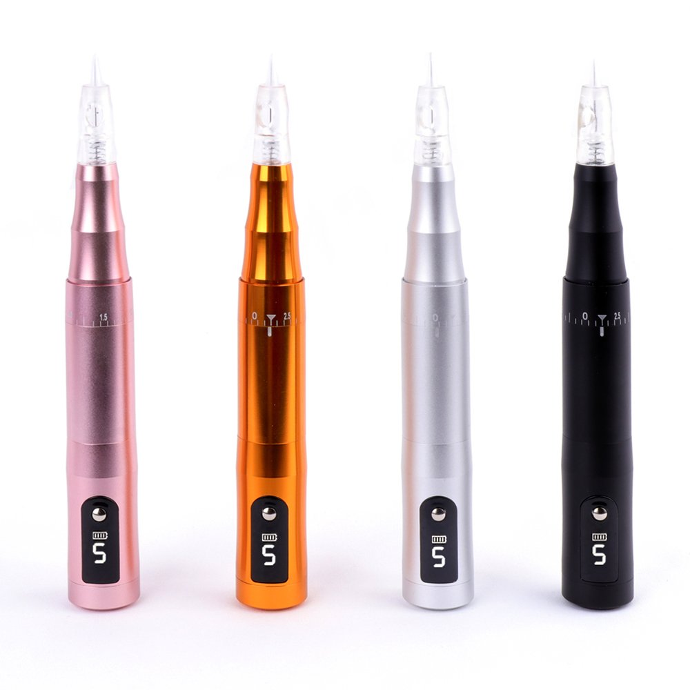 5 Speeds Wireless Rechargeable PMU Battery Pen Tattoo Kit Permanent makeup Microblading Machine for eyebrows eyeliner lips