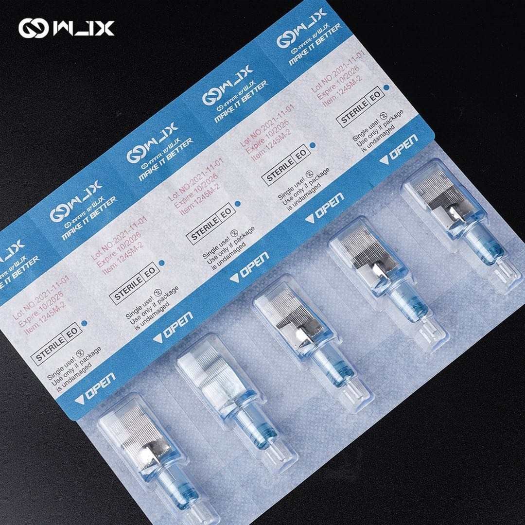 2024 WJX ACME Factory Supply Permanent makeup Tattoo Needle Cartridges Soft Membrane Premium Needles Customize Needle Cartridge