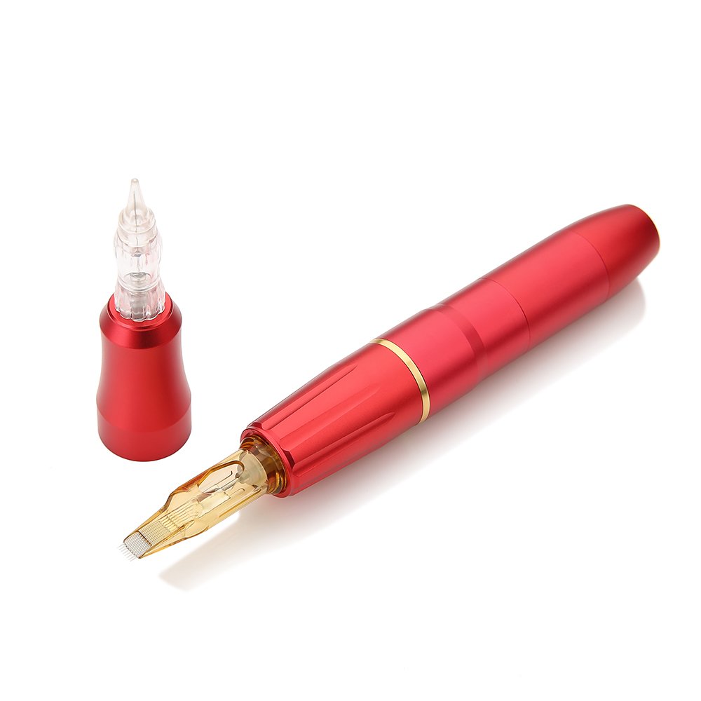 Hotsale Private labeling 5 colors 8V Replaceable Grip Lip Tattoo Machine Gun Permanent Makeup Rotary Tattoo Pen for tattoo