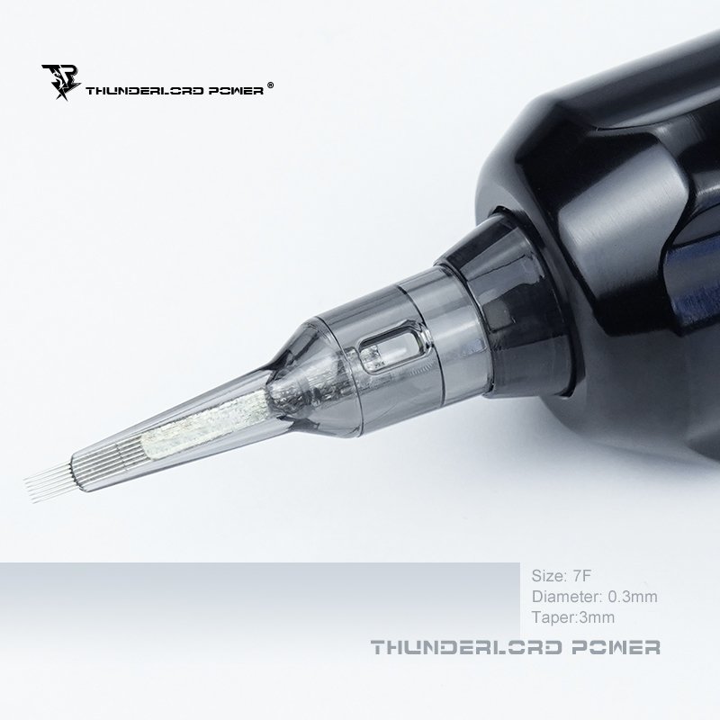 Biomaser universal 1R-0.16 tattoo needles cartridge membrane universal cartridge needles for hair stroke/eyebrow tattoo