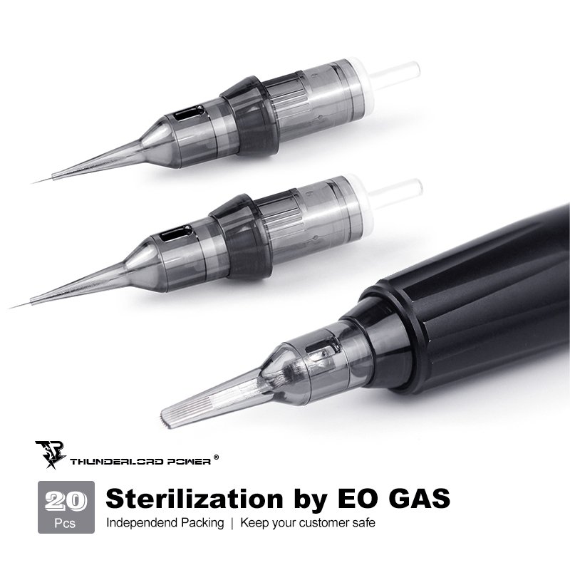 Biomaser universal 1R-0.16 tattoo needles cartridge membrane universal cartridge needles for hair stroke/eyebrow tattoo