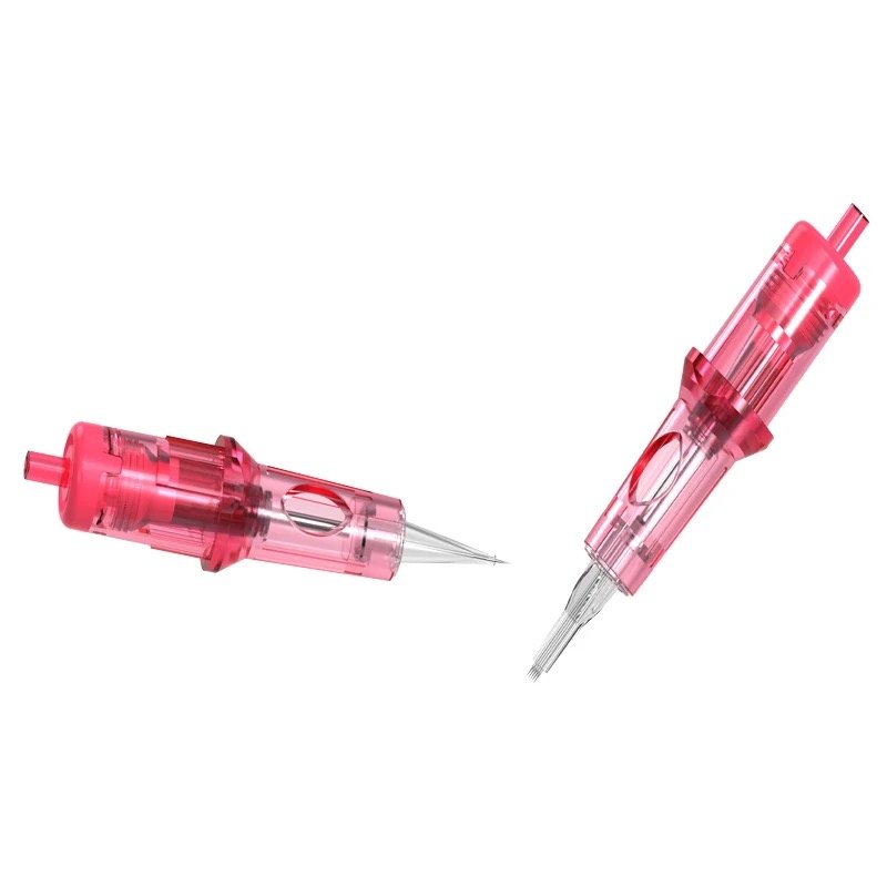 Wholesale Ambition 20 Pcs Pink RL/F Eyebrow Eyeliner Lips Tattoo Needle Cartridge for Permanent Makeup