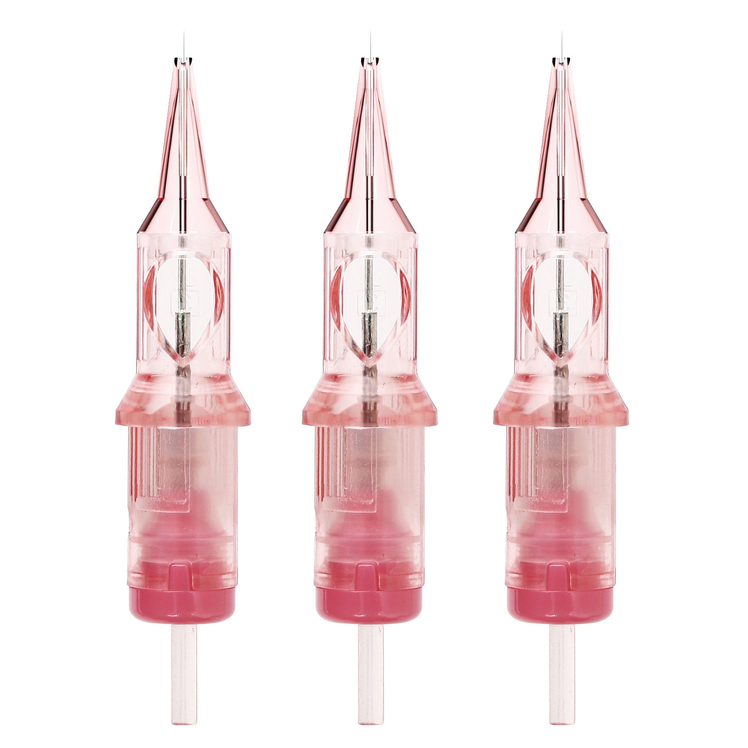 100% EO Gas sterilized Disposable QUATAT VIPER pink PMU Needle Cartridges,Surgical steel and medical plastic made