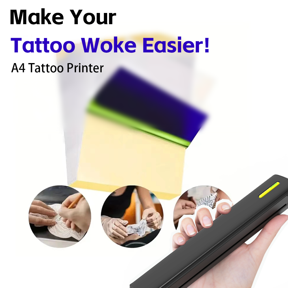 C80 New Mobile thermal printer tattoo portable tattoo printer machine