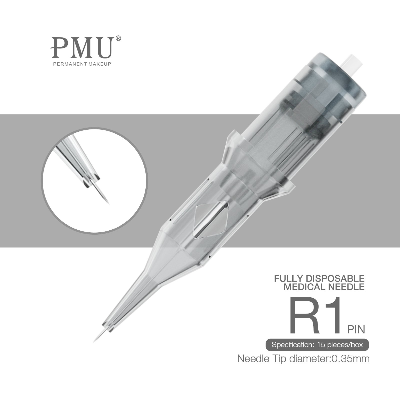 Universial Permanent Makeup Tattoo Cartridges 0.35mm Needles