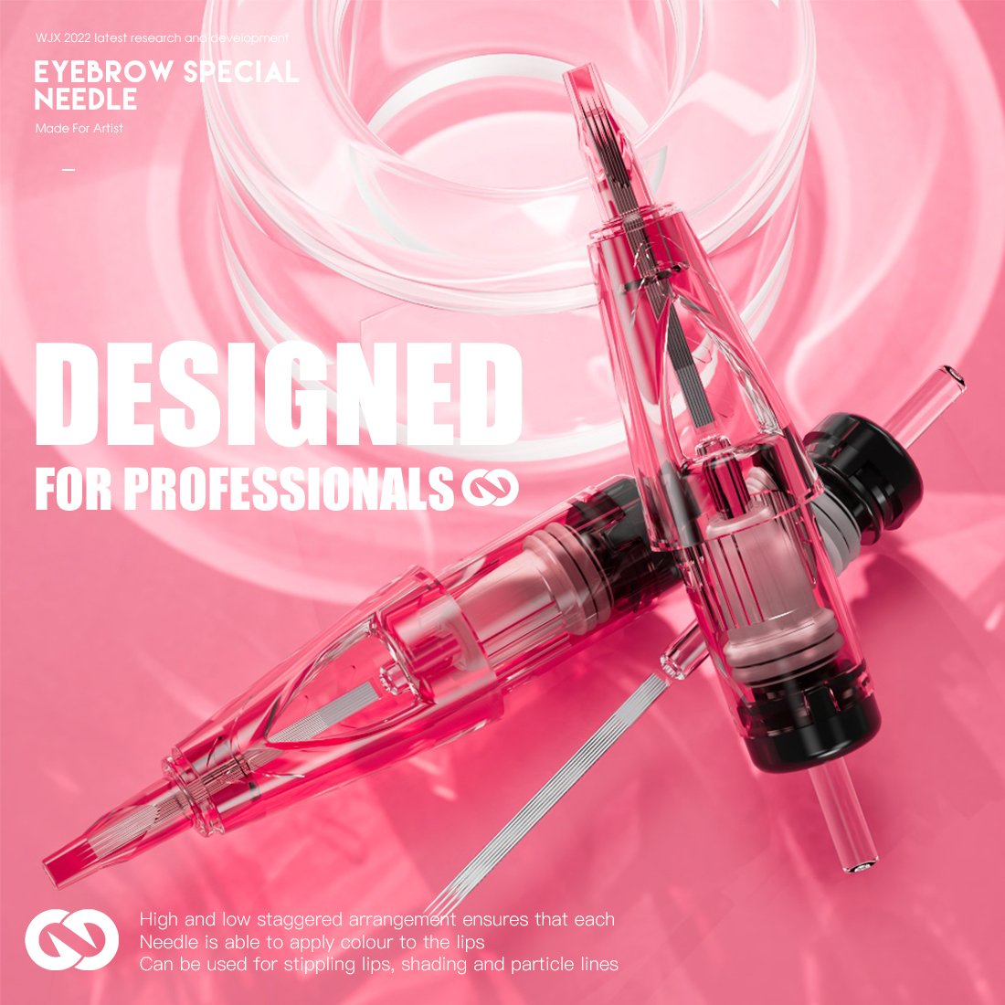 WJX Tattoo Professional Microblading Cartridges Needles for Permanent Makeup