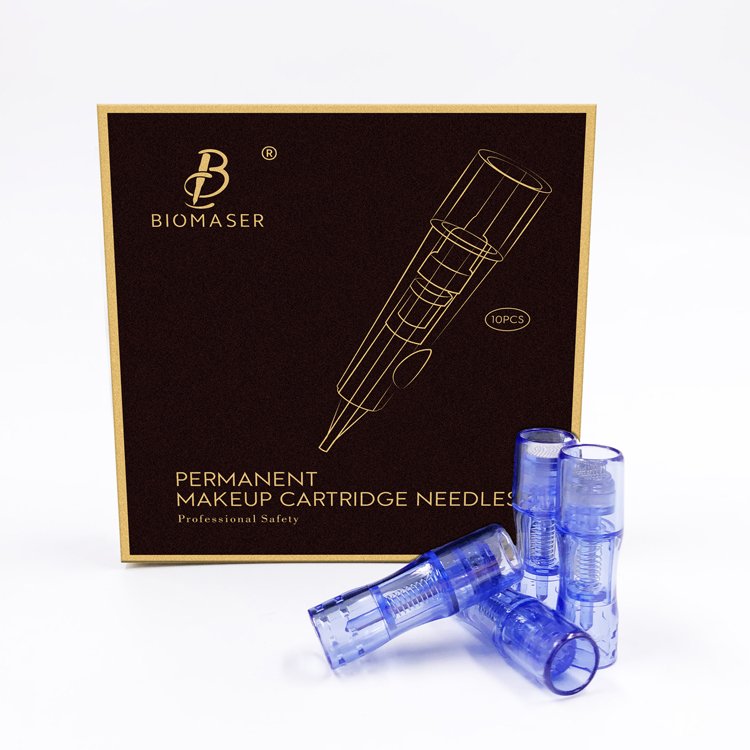 Biomaser new 12P/36P/42P cartridge permanent makeup meso nano needles for Biomaser permanent makeup digital handpiece