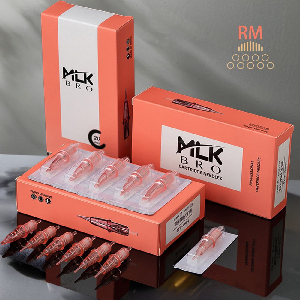 INKin MLK BRO RM 15M1C agujas para tatuar scalp micropigmentation permanent makeup needles tattoo cartridges