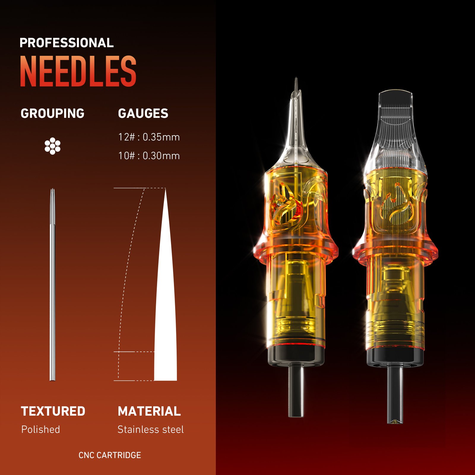 2024 Newst CNC Fuego tattoo cartridge needle permanent makeup cartridge needles free sample