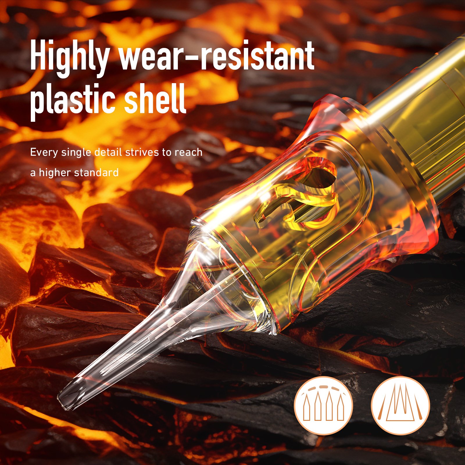 2024 Newst CNC Fuego tattoo cartridge needle permanent makeup cartridge needles free sample