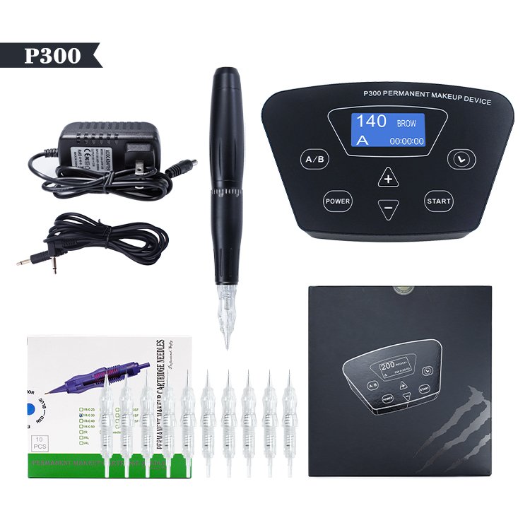 Black Pearl Biomaser P300 Digital Eyebrows Microblading Tattoo Gun Popular Tattoo Permanent Makeup Pen Machine