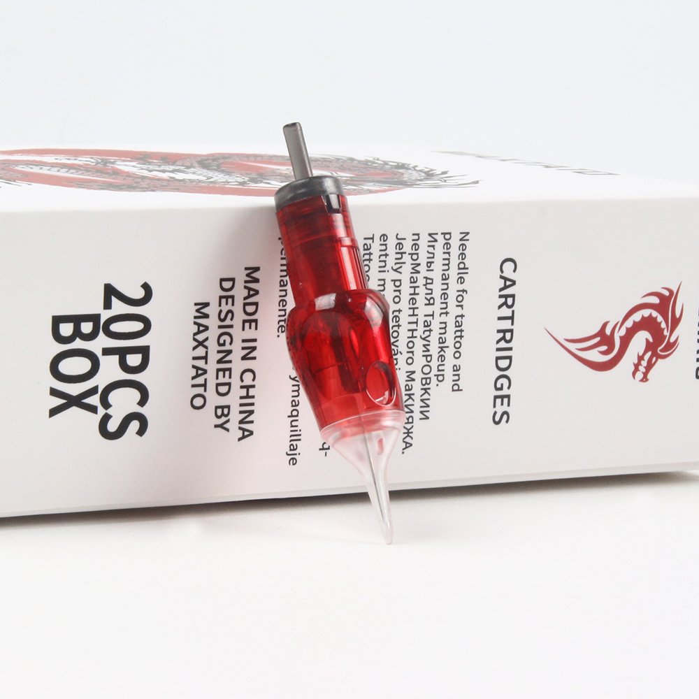 20pcs universal tattoo cartridge needle wholesale permanent makeup & scalp needle with safety membrane Round liner 1RL 3RL