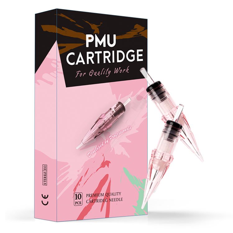 pink pmu cartridge needle nano universal pmu needle cartridges oem tattoo supplies disposable tattoo cartridge needle for tattoo