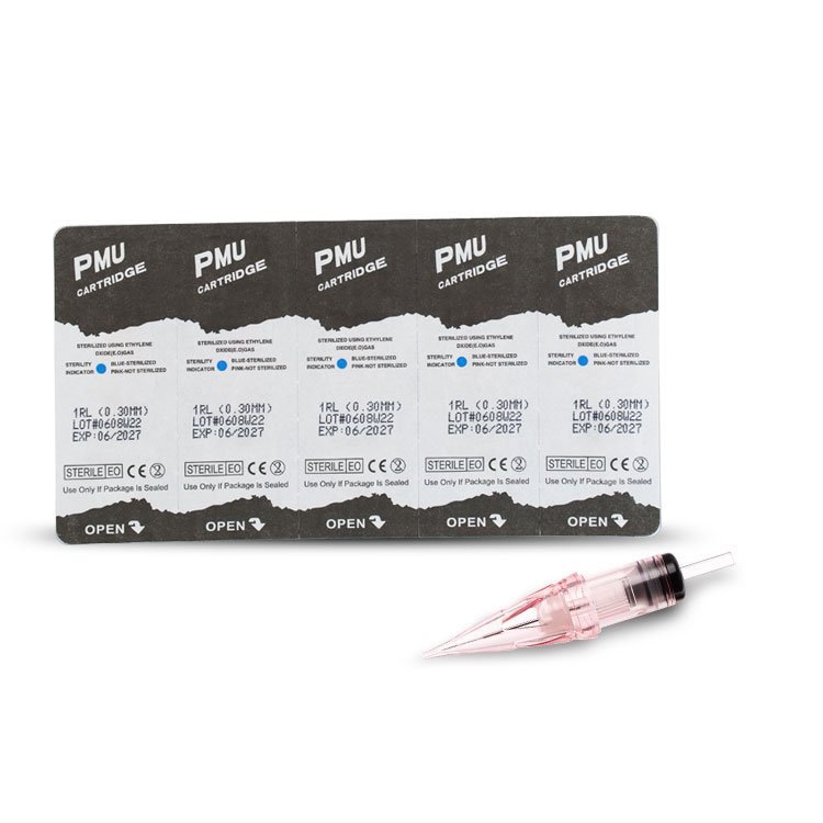 pink pmu cartridge needle nano universal pmu needle cartridges oem tattoo supplies disposable tattoo cartridge needle for tattoo