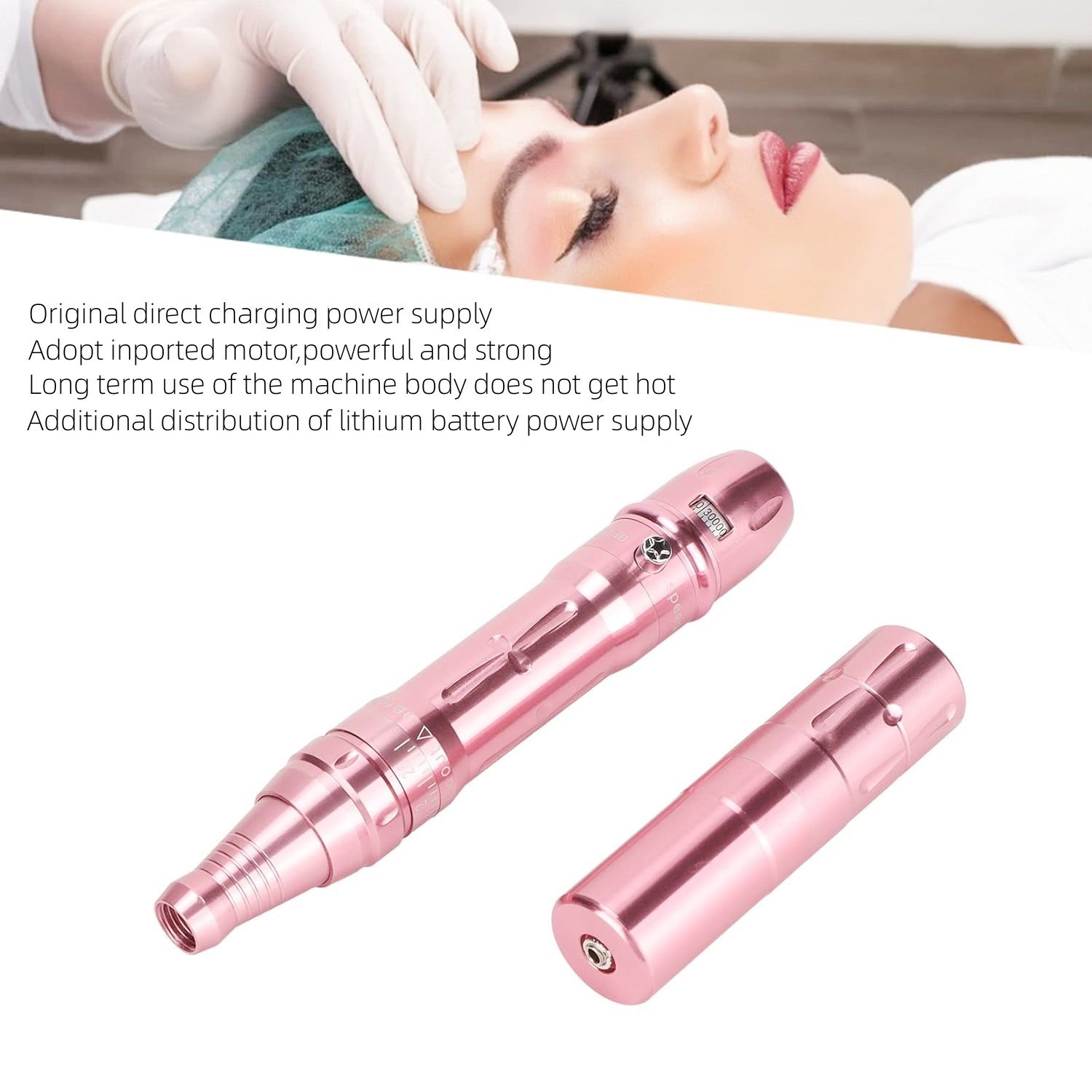 electronic ink automatic painless tattoo machine wireless Ombre Eyebrows tattoo gun professional permanent makeup machine