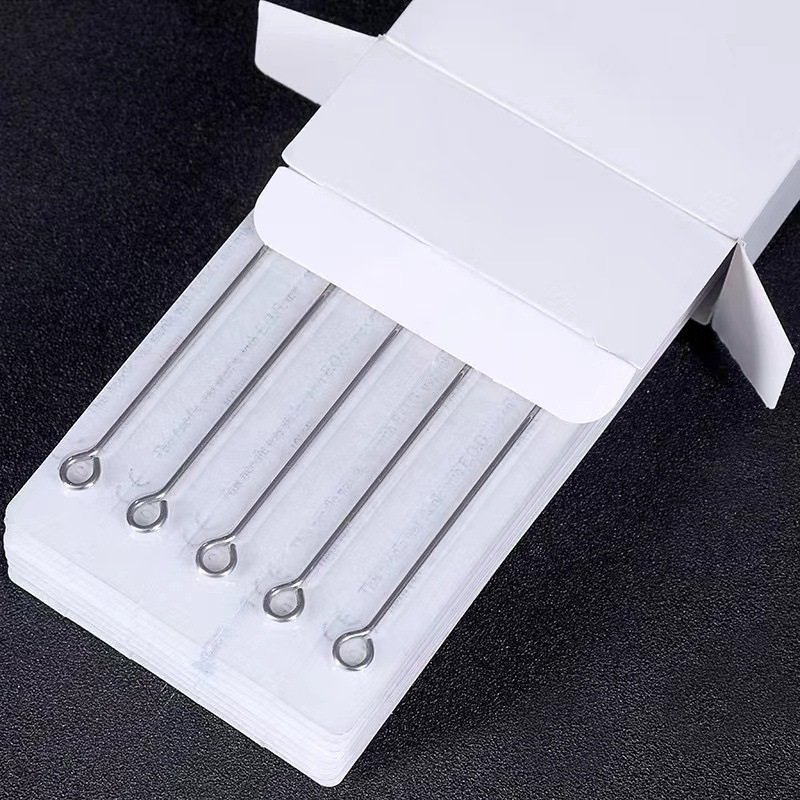 2024 Premium Long Taper Traditional Tattoo Needle 0.35Mm 50Pcs Disposable Rl Rs Rm M1 M2 F Tattoo Needles Sterilized/