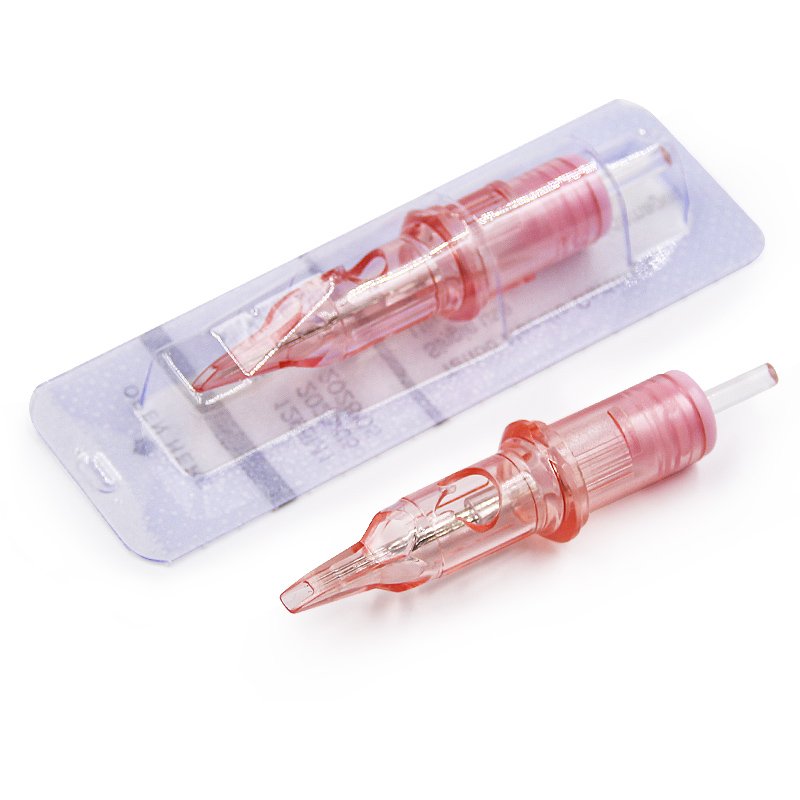 Tattoo Cartridge Needle Disposable Sterilized Safety 316 still needle Permanent Makeup Eyebrow Tattoo Needle