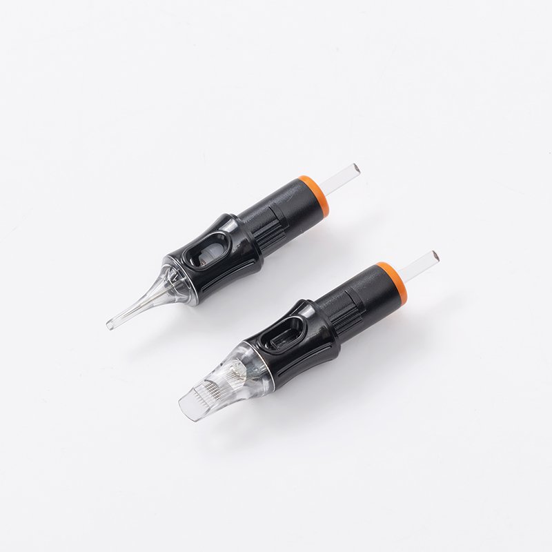 20PCS/Box OEM Logo Eo Gas Sterilized Universal Disposable Tattoo Cartridge Needles for Powder Nano Brows Hair Stroke Lips Tattoo