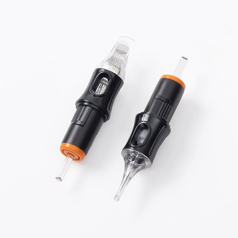 20PCS/Box OEM Logo Eo Gas Sterilized Universal Disposable Tattoo Cartridge Needles for Powder Nano Brows Hair Stroke Lips Tattoo