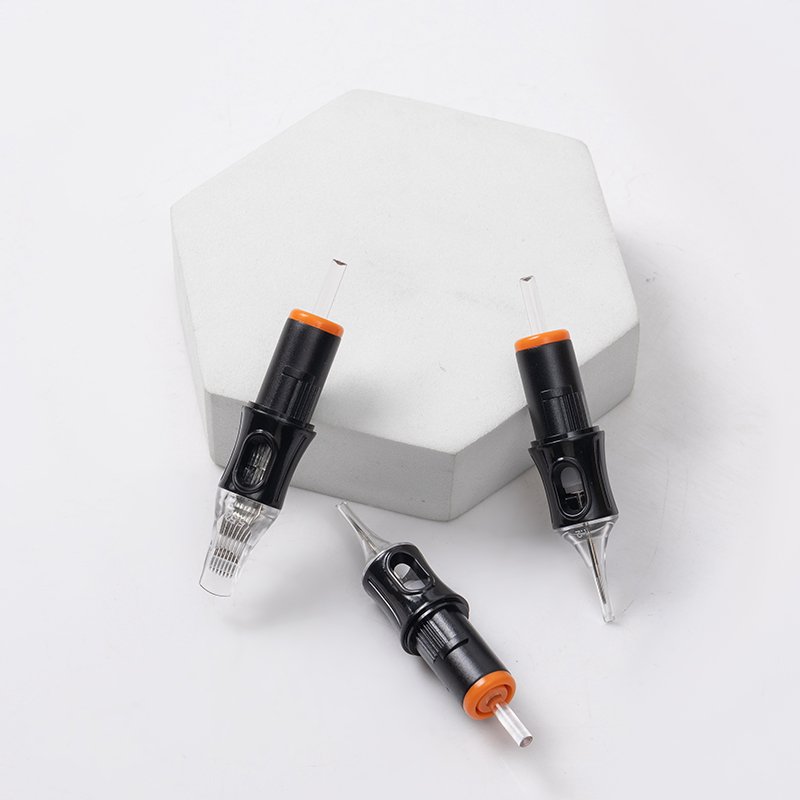 20PCS/Box OEM Logo Eo Gas Sterilized Universal Disposable Tattoo Cartridge Needles for Powder Nano Brows Hair Stroke Lips Tattoo