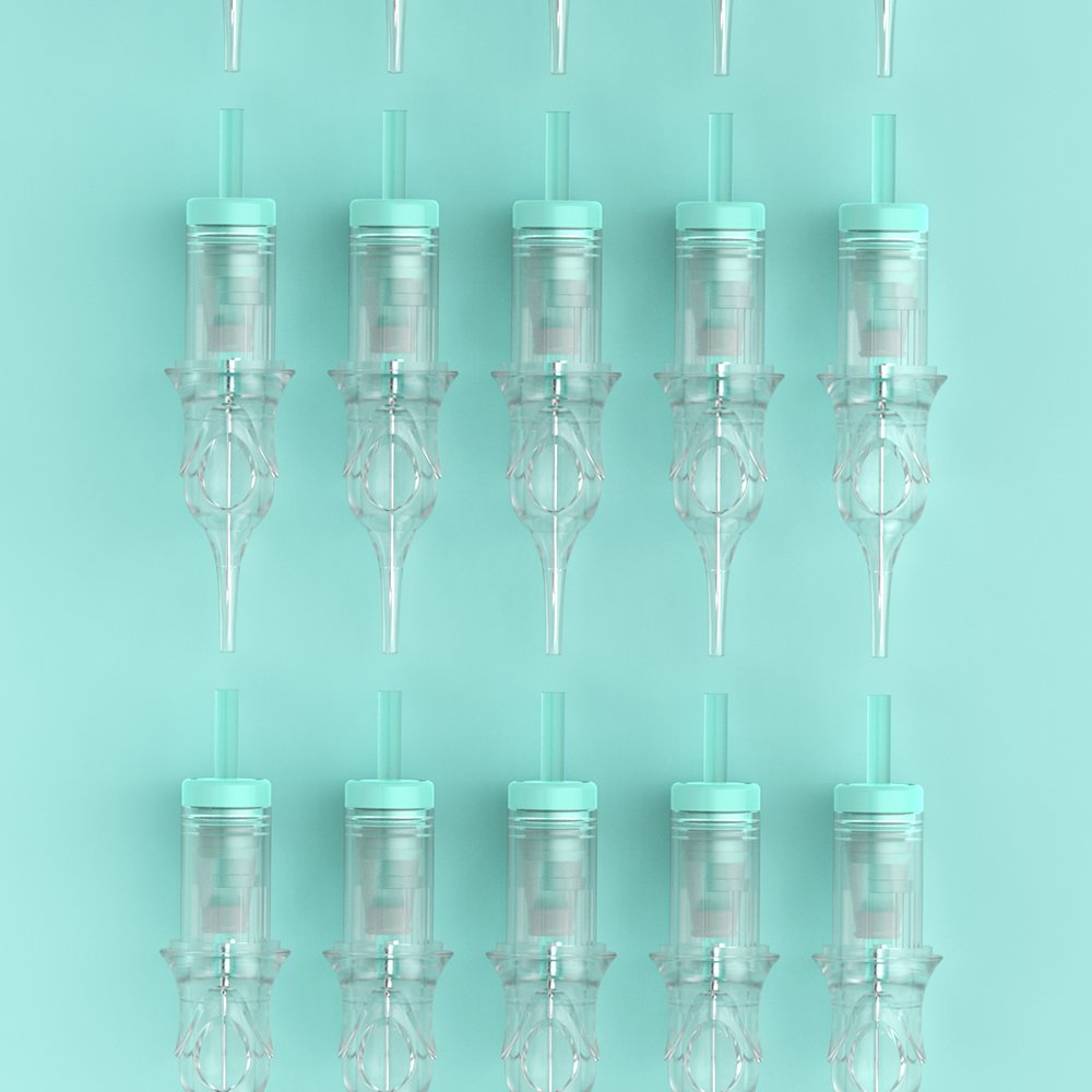 Universal Eyebrow Needle Cartridge Membrane Tattoo Cartridges Needle Tattoo Needles For Eyebrow hair stroke Scalp Micropigmentat