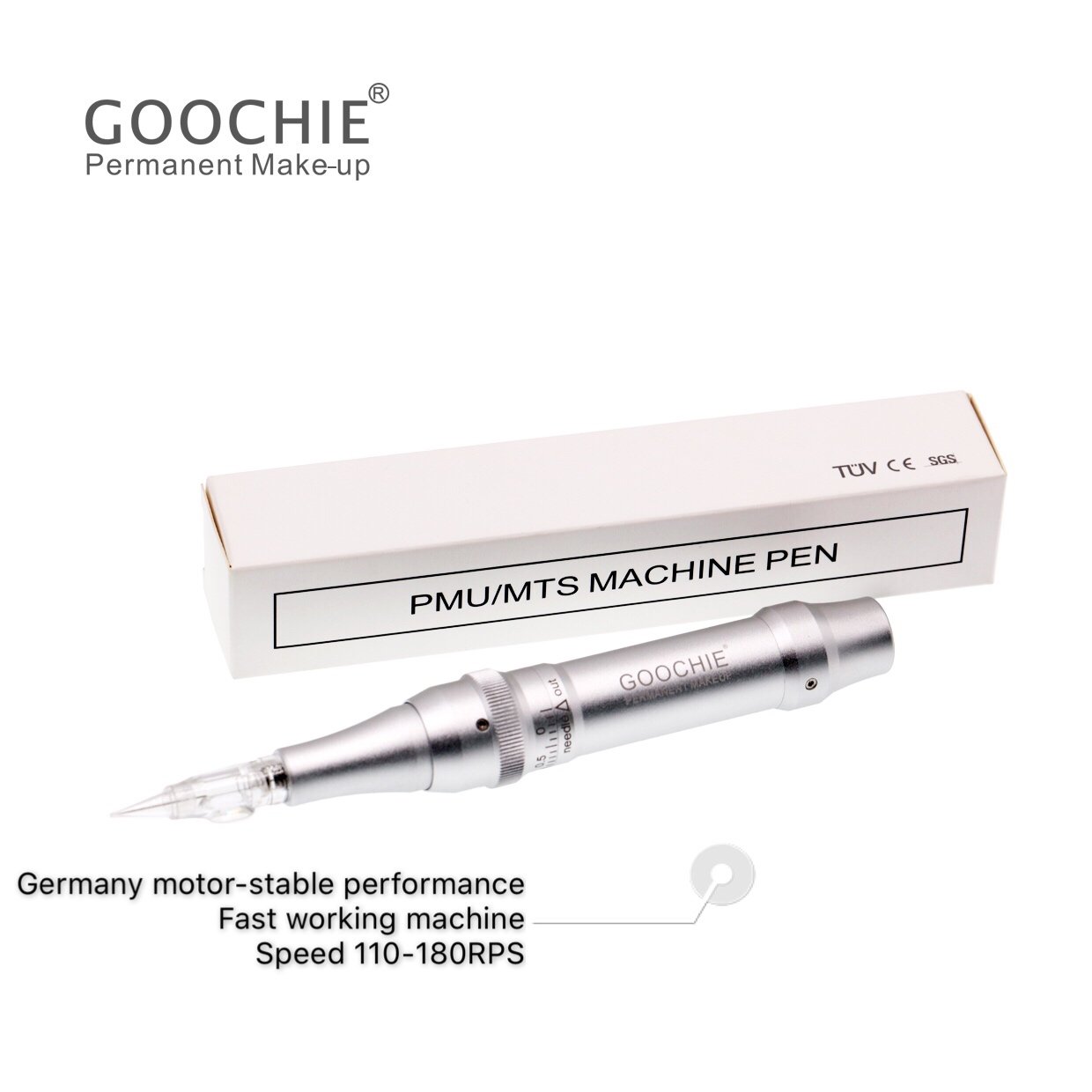 High Speed Goochie M8 Scalp Micropigmentation Eyebrow Microblading Shading PMU Machine