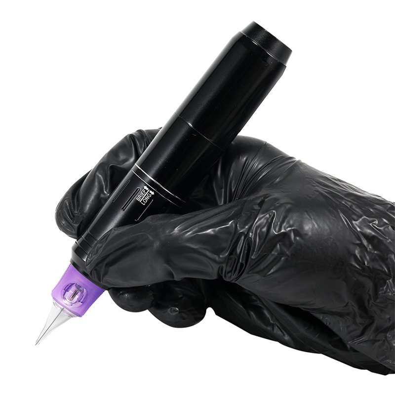 Tattoo Machine with Purple Universal Needle