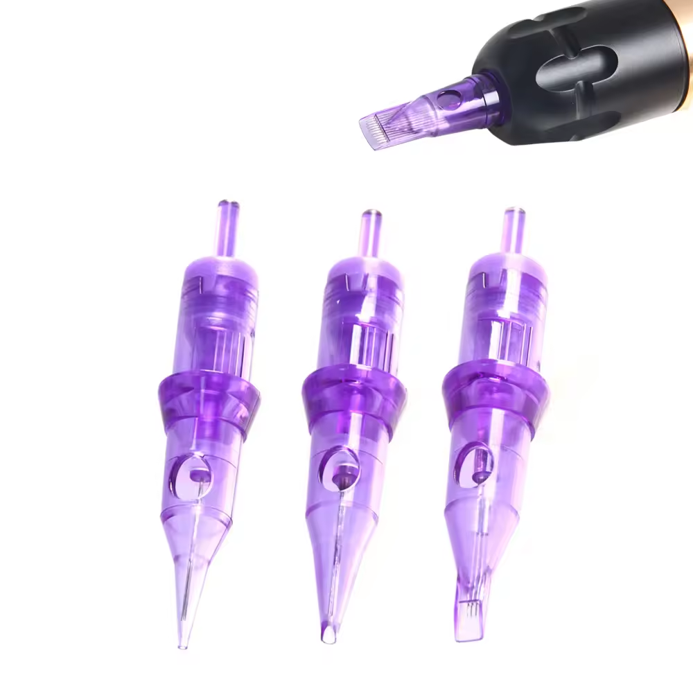 2024 Hotsale Disposable Sterilized Tattoo Cartridge Needle Set round Liner Micropigmentation Tattoo Needles