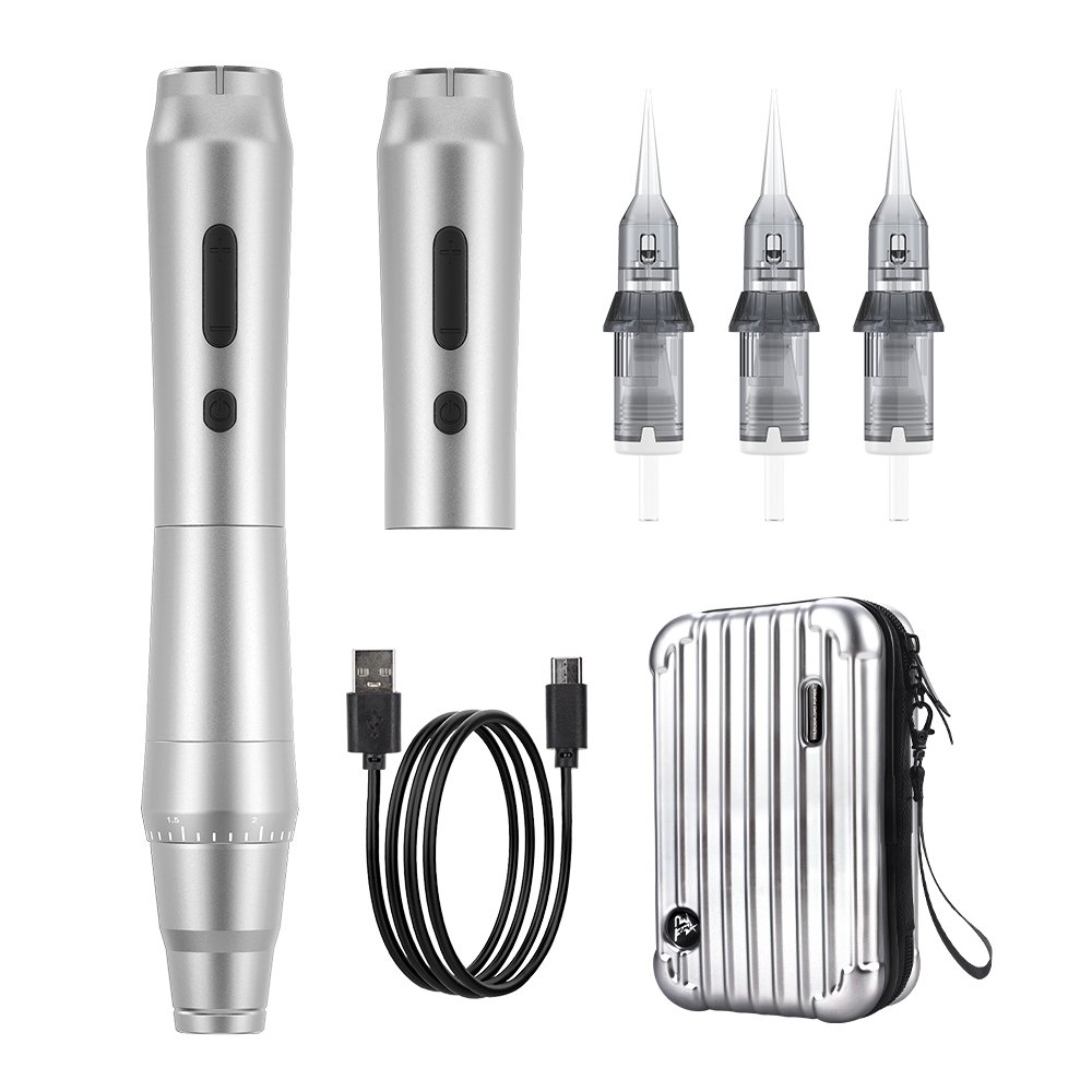 Biomaser microblading supplies tp010 microblading cartridge needle for permanent makeup wireless microneedling machine