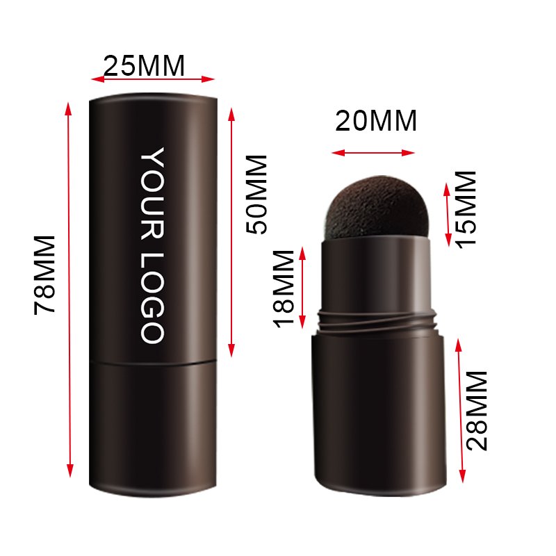 Waterproof powder eyebrow stamp set shaping private label eye brow stamp kit one step stamp brow