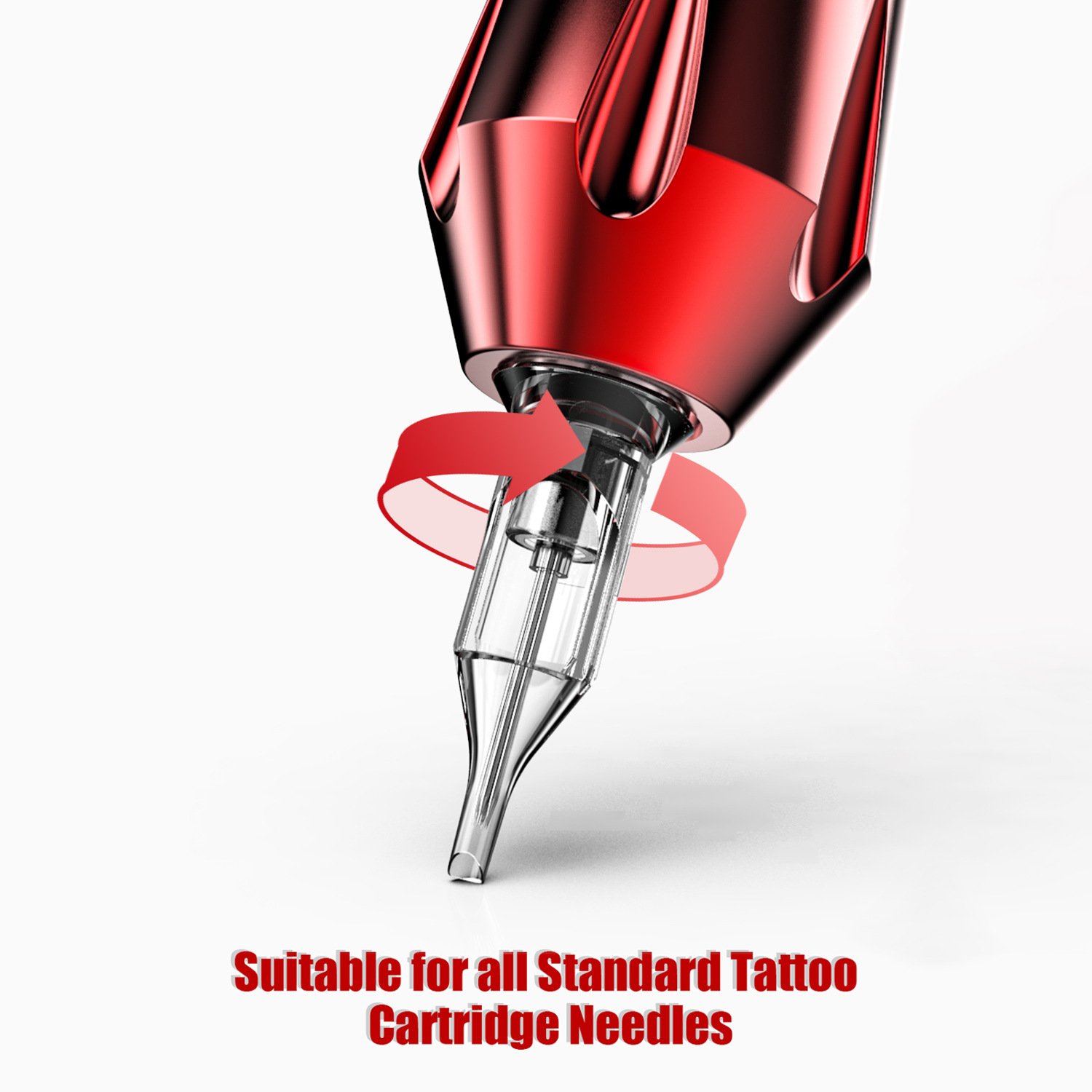 Beginners Tattoo Pen Set RCA Hook Needle Cartridge Power Supply Ink Cup Transfer Paper Pedal Complete Tattoo Machine Kit