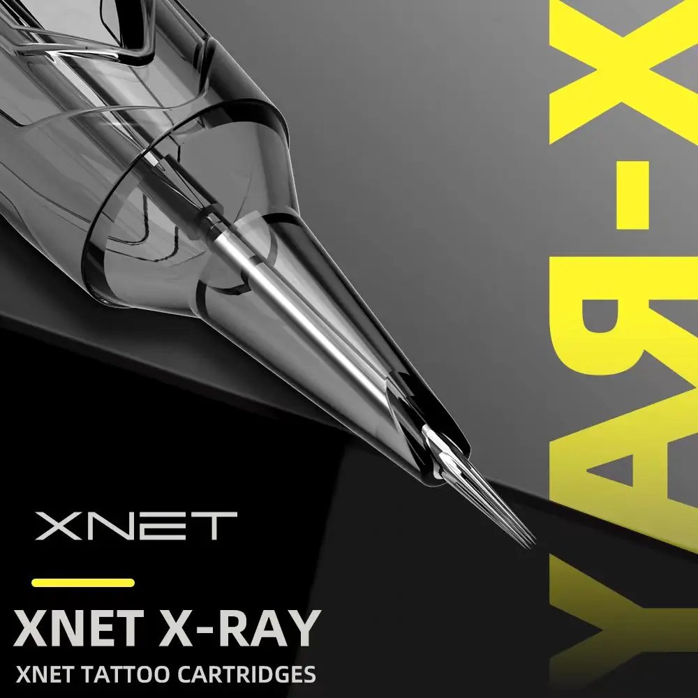 XNET Plus Wireless Tattoo Machine Pen Complete Full Kit Set with Extra 2.5/3.5/4.5mm Multi Stroke 40Pcs Mixed Tattoo Cartridge