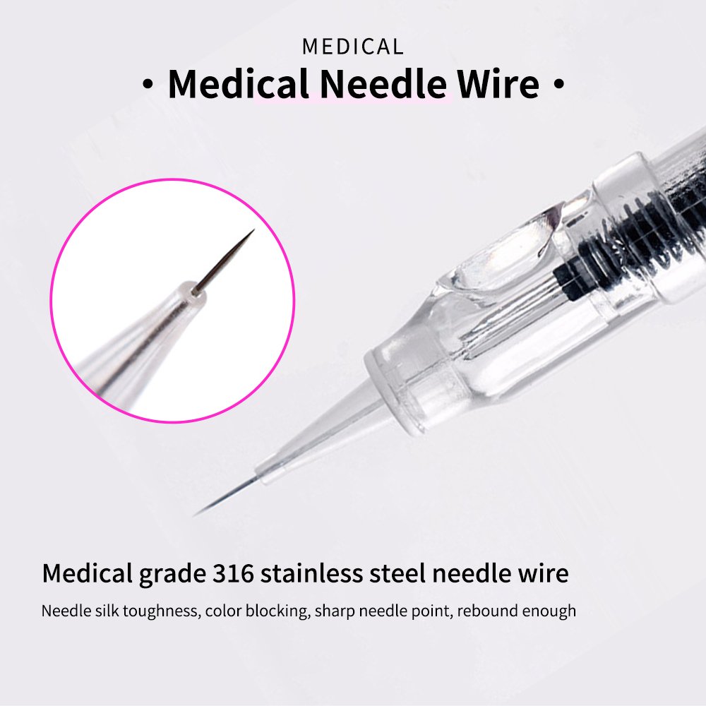 Hot Selling Disposable Sterilized Permanent Makeup Cartridge Needles Tattoo Needle Eyebrow Lip Eyeliner Cartridge PMU Needle