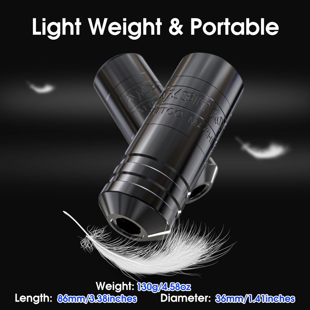 XNET Torped Brushless Motor 4.0mm/4.5mm/5.0mm Stroke Professional Rotary Tattoo Pen Machine for Tattoo Artists Body Art