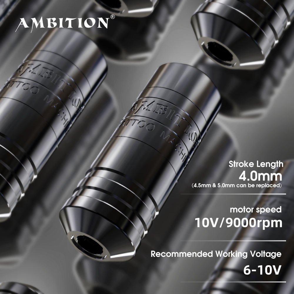 XNET Torped Brushless Motor 4.0mm/4.5mm/5.0mm Stroke Professional Rotary Tattoo Pen Machine for Tattoo Artists Body Art