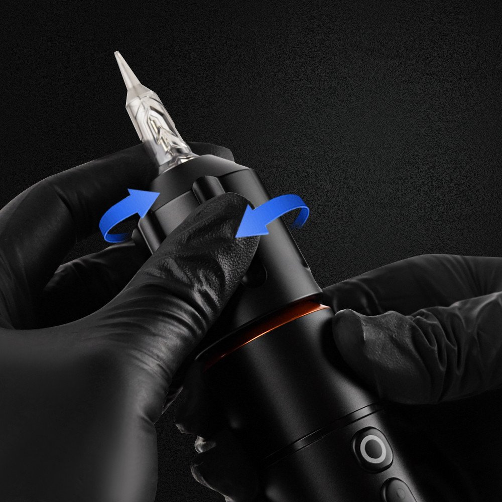 Ambition Typhoon Electric Digital Display Tattoo Gun Wireless Permanent Makeup Rotary Tattoo Pen Machine for Body Art