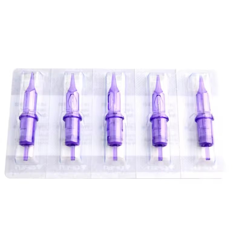 Tattoo Cartridge Needles RL Round Liner Disposable Sterilized Safety Semi Permanent Makeup Eyebrow Tattoo Machines