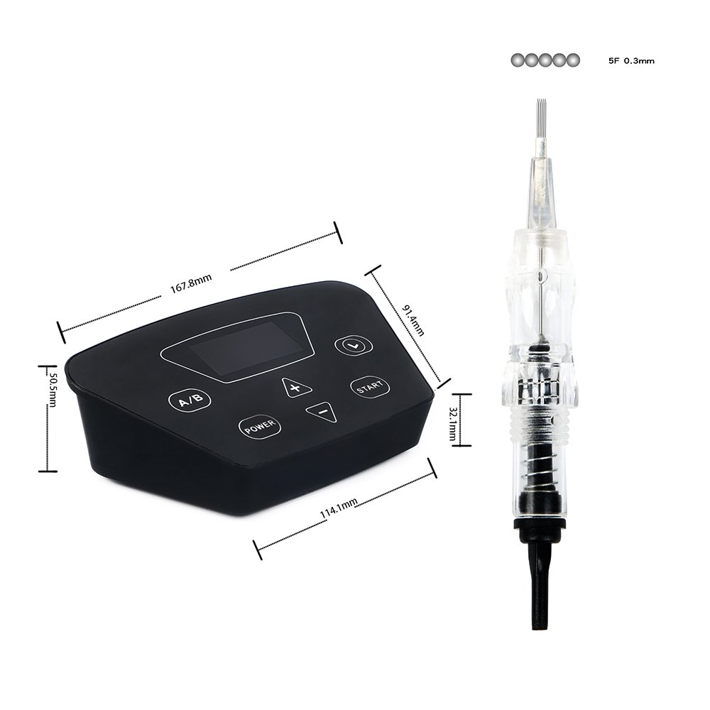 Wenshen Customized 1RL 0.25mm Nano Needle 50pcs 1bag Disposable Permanent MakeUp Microblading Tattoo Cartridges for spmu machine