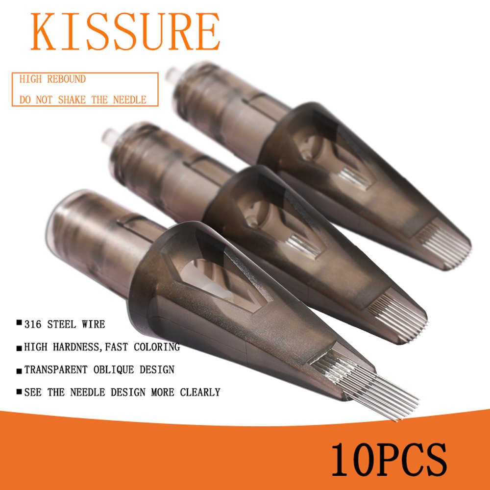 Kissure Tattoo Kit Tattoo Rotary Pen Machine Permanent Makeup Cartridge Needle Tattoo Body Art Accessories