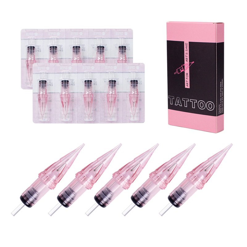 Smp PMU Professional Cartridges Tattoo Needles 3 Round Liner 0.2MM Needles for Permanent Makeup Hair Scalp 0603RL