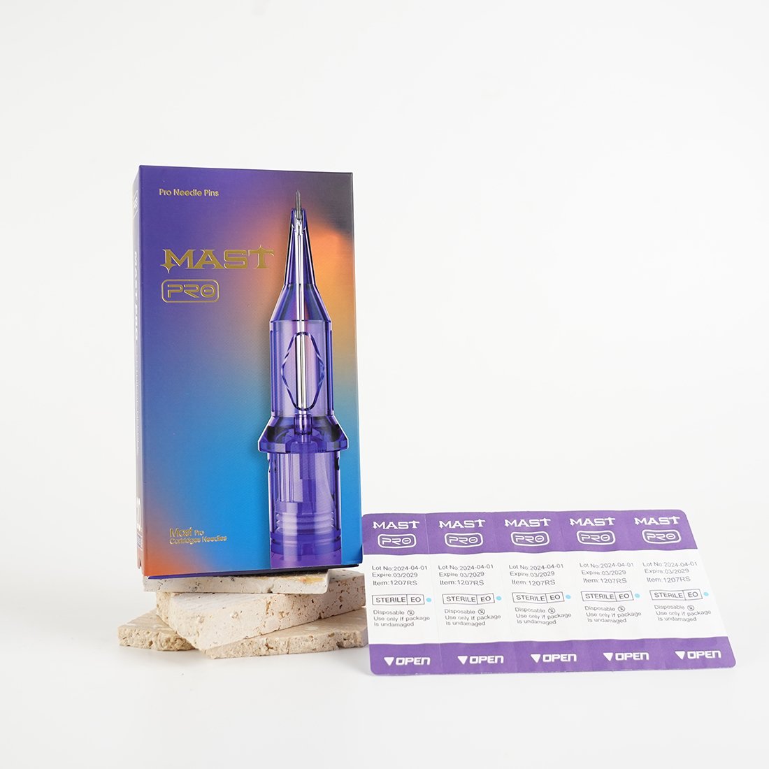 Wholesale Mast Pro Disposable Permanent Makeup Eyebrow Cartridge Needle 0.35mm RLB Tattoo Cartridge Needles 20pcs/box