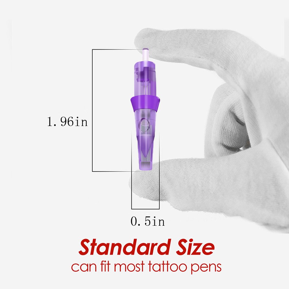 20PCS/BOX MONA Tattoo Needles Cartridge RL RS RM M1 Sterilized Safety Cartridges Machine Tattoo Needle