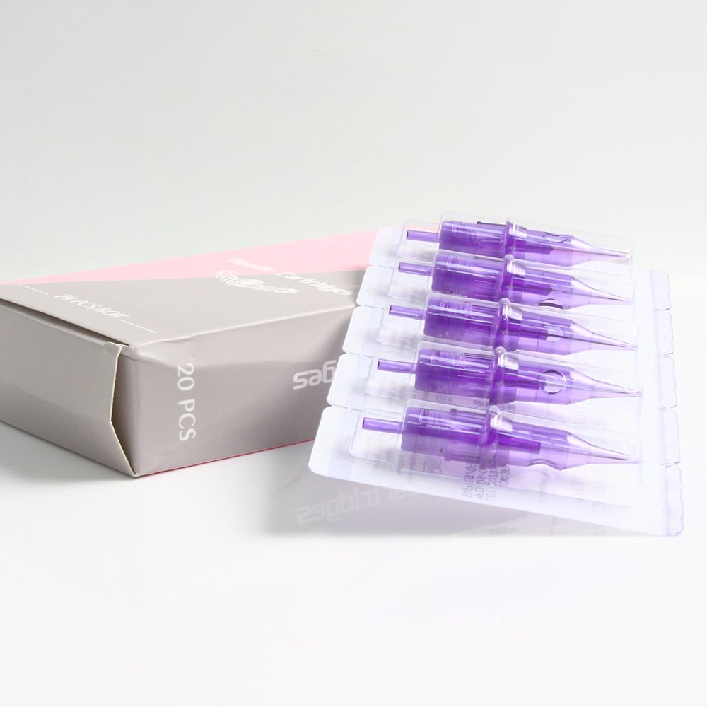 Tattoo Cartridge Needle 20PCS RL/M1/RM Professional Disposable Semi-Permanent Eyebrow Lip Makeup Needles For Tattoo Machine Pen
