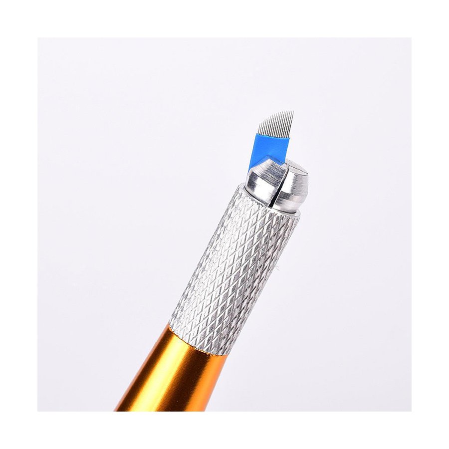 Factory Price Tattoo Supplies 0.20mm Disposable Permanent Makeup Eyebrow Microblading Needle Sterilized Eyebrow Tattoo Needle