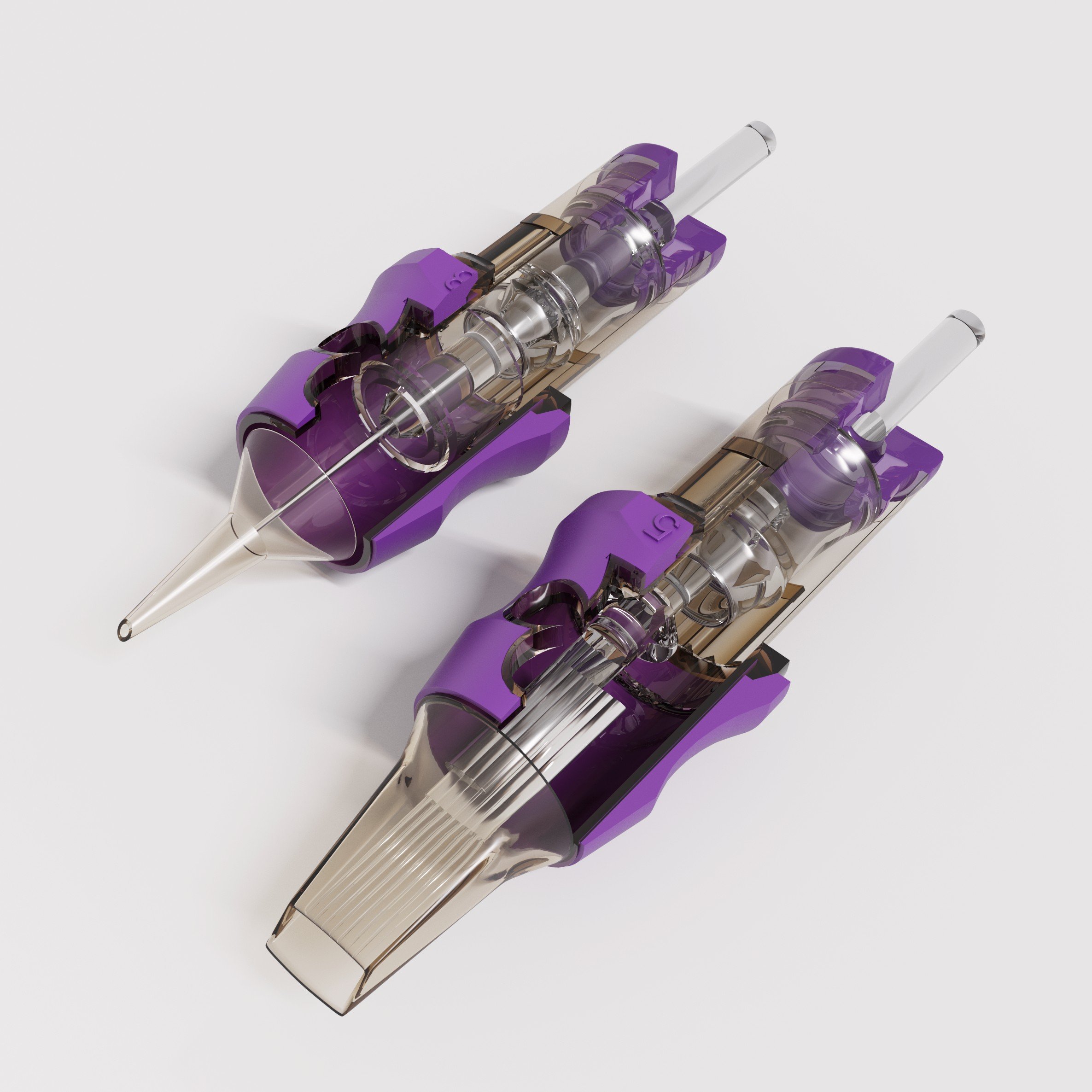 2024 Premium Permanent Makeup Cartridge Needles Customized Ink Cartridges Membrane Sealed Tattoo Needle Cartridge/
