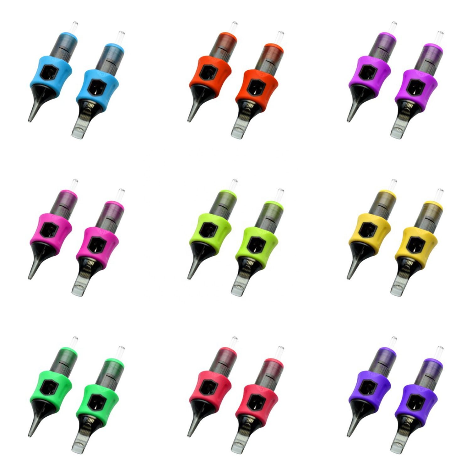 TUHU Tattoo Supply 0.3mm Super Tight Soft Membrane Cartridge OEM Rubber Permanent Makeup Tattoo Cartridges Needle
