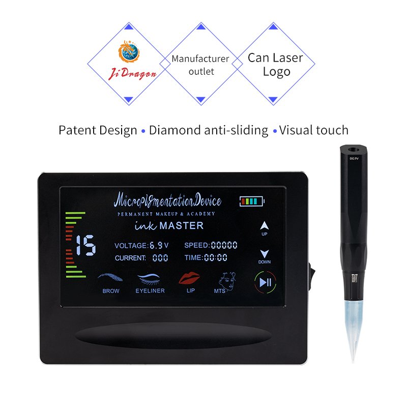 Supplier Digital Powerful Eyebrow Permanent Lip Microblading Tattoo Permanent Makeup Machine Brow Kit Complete With Tattoo Pen