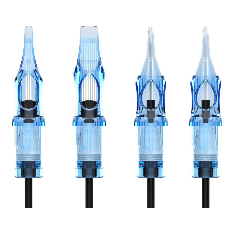 Ghostaxe High Quality FRS 10pcs Disposable tattoo cartridge needles Liner Shader Makeup Eyebrow Tattoo Pen Machine Supplies
