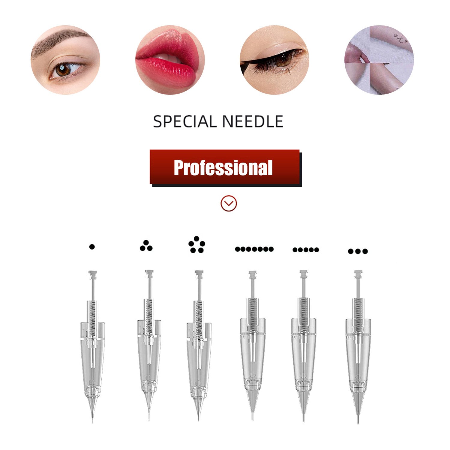 New Arrival Permanent Makeup Cartridge Needles Professional PMU Eyebrow Lip Microblading Tattoo Cartridge Needle
