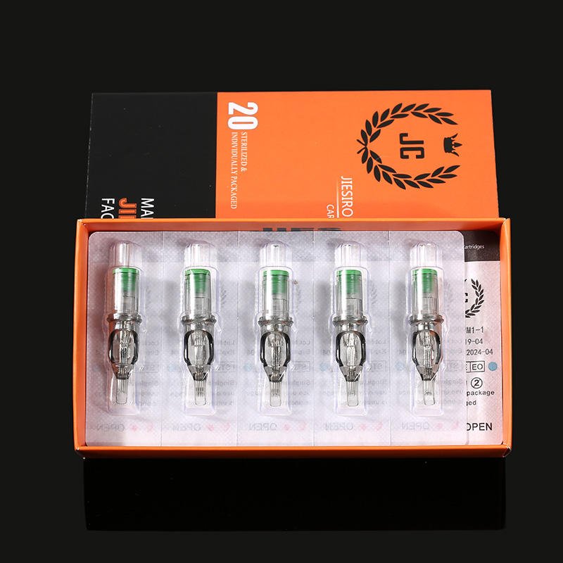 JIECIRON Professional Disposable Tattoo Needles Permanent Makeup Tattoo Needle Cartridge 5RL